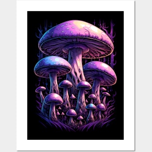 Mushrooms Posters and Art